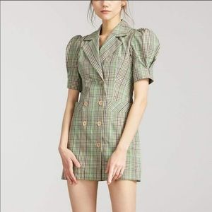 J.ing green vintage dress